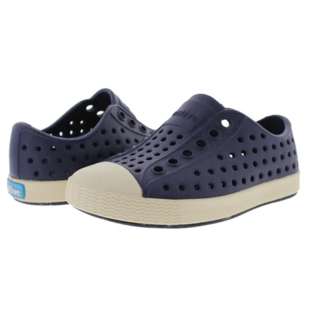 Native Kids Navy and Cream Sandals